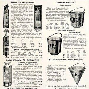 1922 NT Bushnell Buffalo Fire Extinguishers Advertisement Catalog Hardware DWA23